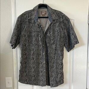 Gray Paisley Men's Shirt